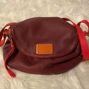 Marc Jacobs Classic Q Burnt Red & Pink Crossbody Bag